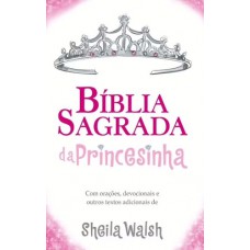 Bíblia Sagrada da Princesinha, NTLH, Capa Dura Almofada, Rosa Glitter