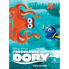 Livro Médio Ler e colorir - Procurando Dory