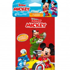 MINI SOLAPA MICKEY COM 6 LIVROS