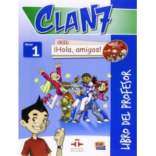 Clan 7 con hola, amigos! 1 libro del profesor