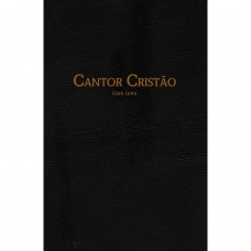 Cantor Cristão médio com letra - Flexível preto