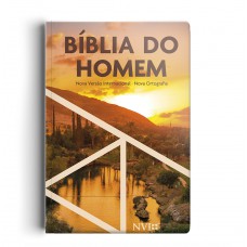 Bíblia do homem NVI - Capa semi luxo pôr do sol