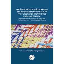 Docência na educação superior nas representações sociais de professores de instituições pública e privada