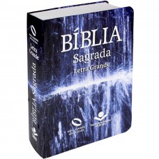 Bíblia Sagrada Letra Grande com índice - Capa Água