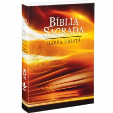 Bíblia Sagrada Letra Grande com Harpa Cristã - Capa entardecer