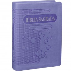 Bíblia Sagrada Letra Grande - Couro sintético Violeta