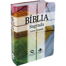 Bíblia Sagrada Letra Grande com índice - Capa Cruz