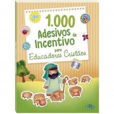 1000 Adesivos de Incentivo p/ Educ. Cristãos