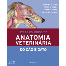 Atlas colorido de anatomia veterinária do cão e gato