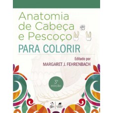 Anatomia de cabeça e pescoço para colorir