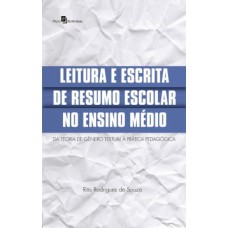 Leitura e escrita de resumo escolar no ensino médio