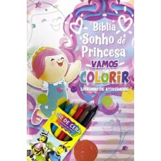 Vamos colorir - Bíblia sonho de princesa