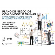 Plano de negócios com o modelo canvas-guia prático de aval.de ideias de negócio a partir de exemplos