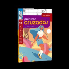 Livro Coquetel Palavras Cruzadas médio Ed 68