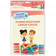 Linha Escolar Livro-Kit Ligue-Ligue Pinos Mágicos