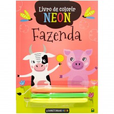 Livro de Colorir Neon: Fazenda Livro de Colorir Neon: Fazenda
