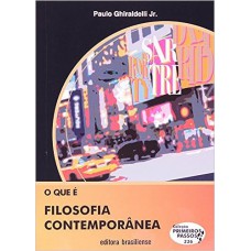 O QUE E FILOSOFIA CONTEMPORANEA