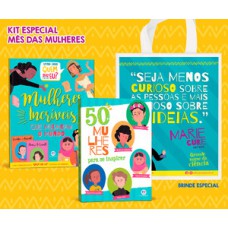 50 mulheres para se inspirar com ecobag, livro e jogo