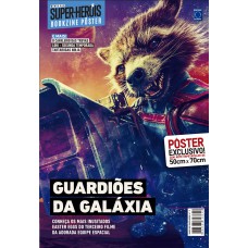 Superpôster Mundo dos Super-Heróis - Rocket - Guardiões da Galáxia Vol 3 (Versão lisa, sem dobras, enviada em tubo protetor)