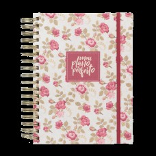 Meu plano perfeito, capa tecido, vintage | Planner 2025