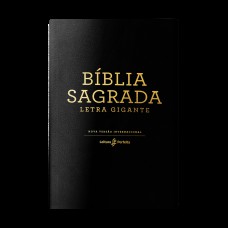 Bíblia NVI, Couro Soft, Preto, Letra Gigante, Leitura Perfeita