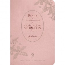 Biblia de Estudo e Sermões Spurgeon - Rosé