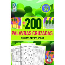 Livro Coquetel Mais de 200 Palavras Cruzadas Médio 39