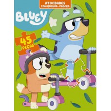 Bluey Atividades com Quebra-Cabeça