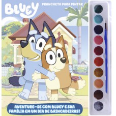 Bluey - Prancheta para Pintar com Aquarela