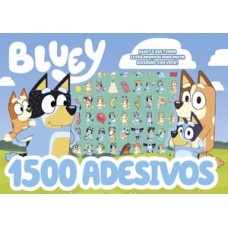 Bluey Prancheta para Colorir com 1500 Adesivos