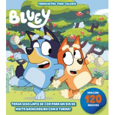 Bluey Pranchetão para Colorir