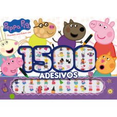 Peppa Pig prancheta para colorir com 1500 adesivos