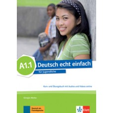 Deutsch echt einfach, kurs- und übungsbuch + audios und videos online - A1.1