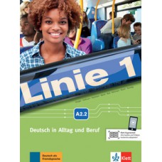 Linie 1, kurs- und übungsbuch + mp3 + videoclips - A2.2