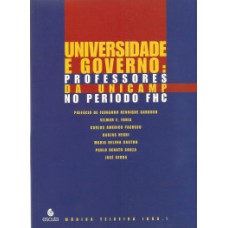 Universidade e governo Universidade e governo