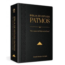 Bíblia de Estudo Patmos Grande Luxo Preta