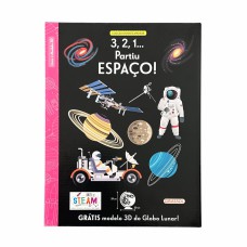 Montar e Aprender: 3,2,1... Partiu Espaço! - Com Modelo 3D do Globo Lunar!