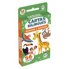 Flash Cards Cartas Bilíngues - Animais - Animals