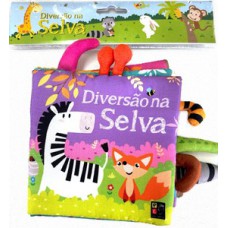 Livro de tecido - Diversão na selva
