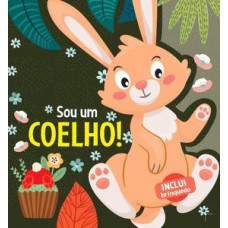 Livro com pelúcia - Sou um coelho