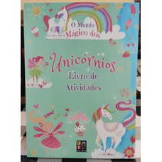 Livro de atividades - mundo mágico dos unicornios formato menor