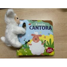 Livro com pelucia - a ovelha cantora