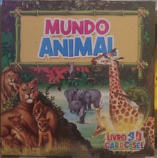 Livro 3d carrossel - mundo animal