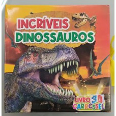 Livro 3d carrossel - incriveis dinossauros
