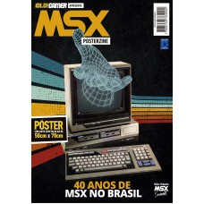 40 Anos de MSX no Brasil - Arte A - Superpôster OLD!Gamer 40 Anos de MSX no Brasil - Arte A - Superpôster OLD!Gamer