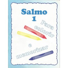 Salmo 1 - Para colorir e memorizar