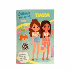Estilistas em Ação: Viagem - Com adesivos de vinil para colar muitas vezes!