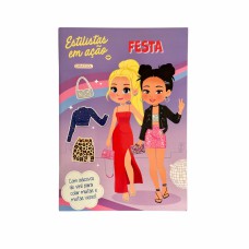 Estilistas em Ação: Festa - Com adesivos de vinil para colar muitas vezes!