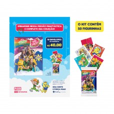 Kit de 10 envelopes com 50 cromos - Álbum oficial Gato Galactico Kit de 10 envelopes com 50 cromos - Álbum oficial Gato Galactico