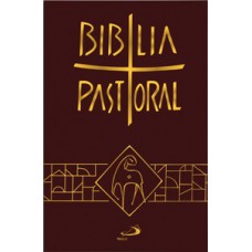 Bíblia pastoral - Média - Capa vinho